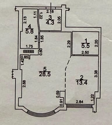 1-комнатная квартира по адресу Шампанский пер. (площадь 58 м²) - Atlanta.ua - imageAlt 12