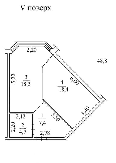 1-кімнатна квартира за адресою вул. Дача Ковалевського (площа 48,8 м²) - Atlanta.ua - imageAlt 20