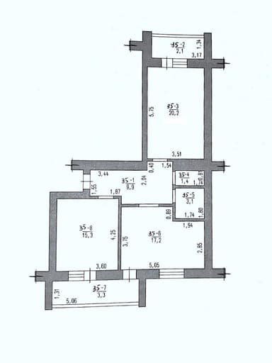 2-комнатная квартира по адресу (площадь 72,5 м²) - Atlanta.ua - фото 31