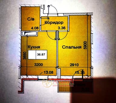 1-комнатная квартира по адресу ул. Сахарова (площадь 38,0 м²) - Atlanta.ua - imageAlt 16