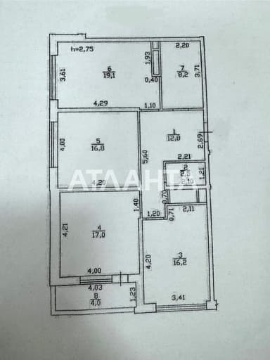 3-комнатная квартира по адресу ул. Варненская (площадь 96,6 м²) - Atlanta.ua - imageAlt 20