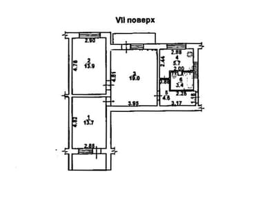 3-комнатная квартира по адресу Ботанический пер. (площадь 64 м²) - Atlanta.ua - imageAlt 28