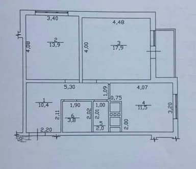 2-комнатная квартира по адресу Люстдорфская дор. (площадь 61 м²) - Atlanta.ua - imageAlt 29