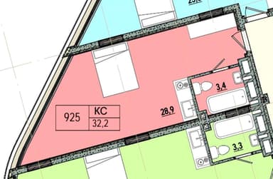 1-комнатная квартира по адресу ул. Аркадийская Аллея (площадь 31,8 м²) - Atlanta.ua - фото 17