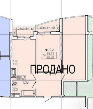 2-комнатная квартира по адресу ул. Здоровья (площадь 66 м²) - Atlanta.ua - imageAlt 50