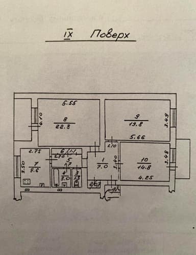 3-комнатная квартира по адресу Катаева пер. (площадь 85,5 м²) - Atlanta.ua - imageAlt 16