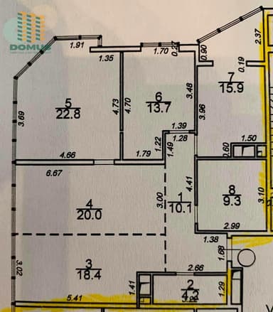 Багатокімнатна квартира за адресою Італійський бульвар (площа 114,4 м²) - Atlanta.ua - фото 10