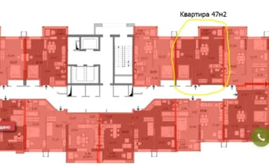 1-комнатная квартира по адресу ул. Спортивная (площадь 47 м²) - Atlanta.ua - фото 12