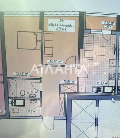 2-комнатная квартира по адресу ул. Аркадийское плато (площадь 64 м²) - Atlanta.ua - imageAlt 62