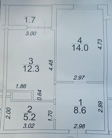 2-кімнатна квартира за адресою вул. Краснова (площа 41,8 м²) - Atlanta.ua - фото 22