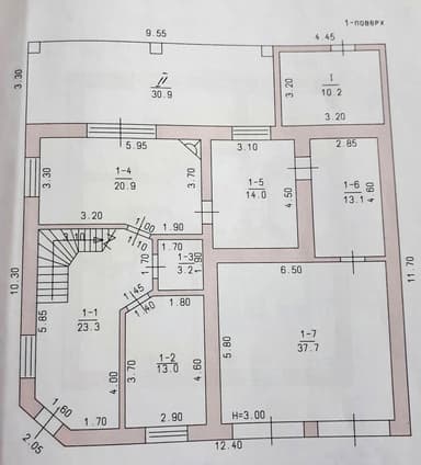 Будинок за адресою вул. Чорноморців (площа 260 м²) - Atlanta.ua - фото 29
