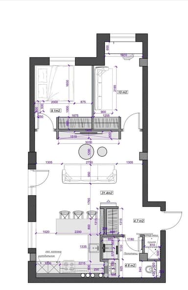2-комнатная квартира по адресу (площадь 61 м²) - imageAlt 42 2-комнатная квартира по адресу (площадь 61 м²) - Atlanta.ua - imageAlt 42