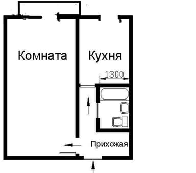 2-кімнатна квартира за адресою Мира пр. (площа 33 м²) - Atlanta.ua - фото 14