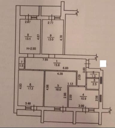 Многокомнатная квартира по адресу (площадь 102 м²) - Atlanta.ua - imageAlt 8