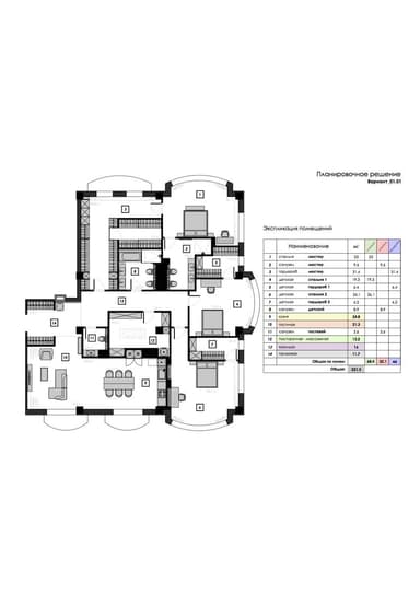 3-комнатная квартира по адресу Санаторный пер. (площадь 221,5 м²) - Atlanta.ua - фото 5