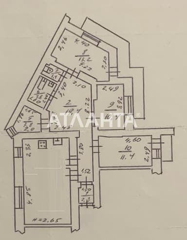 3-комнатная квартира по адресу ул. Космонавтов (площадь 100 м²) - фото 62 3-комнатная квартира по адресу ул. Космонавтов (площадь 100 м²) - Atlanta.ua - фото 62