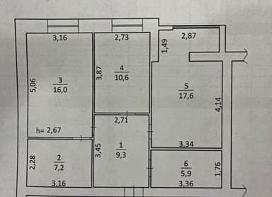2-кімнатна квартира за адресою вул. Сахарова (площа 44 м²) - Atlanta.ua - фото 28