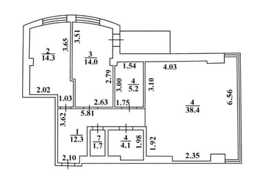 2-комнатная квартира по адресу (площадь 91 м²) - Atlanta.ua - imageAlt 48
