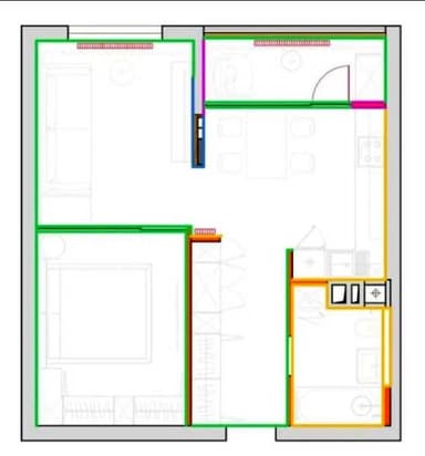 2-комнатная квартира по адресу (площадь 52 м²) - Atlanta.ua - imageAlt 48