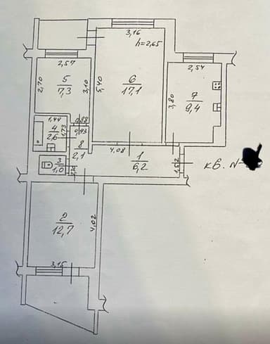 3-комнатная квартира по адресу ул. Балковская (площадь 62,8 м²) - Atlanta.ua - imageAlt 26