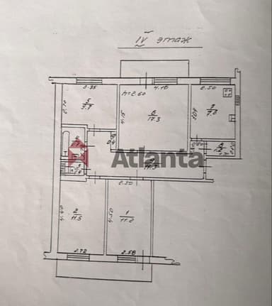 Багатокімнатна квартира за адресою (площа 79 м²) - Atlanta.ua - фото 39