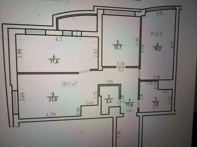 1-комнатная квартира по адресу Гагарина пр. (площадь 100,7 м²) - Atlanta.ua - imageAlt 9