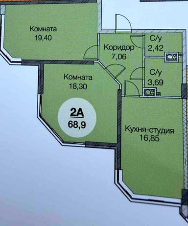 2-комнатная квартира по адресу (площадь 70 м²) - Atlanta.ua - imageAlt 14