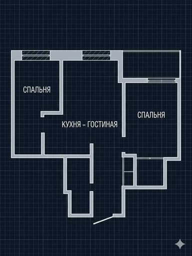 2-комнатная квартира по адресу Катаева пер. (площадь 54 м²) - Atlanta.ua - imageAlt 56