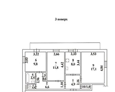 3-комнатная квартира по адресу (площадь 72 м²) - Atlanta.ua - imageAlt 25