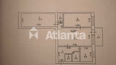 3-комнатная квартира по адресу (площадь 56 м²) - Atlanta.ua - imageAlt 17