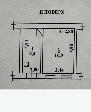 1-комнатная квартира по адресу (площадь 26,3 м²) - Atlanta.ua - imageAlt 22