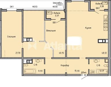 3-кімнатна квартира за адресою вул. Французький бульв. (площа 145 м²) - Atlanta.ua - фото 30