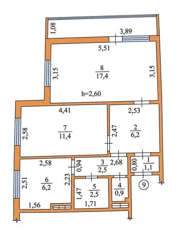 2-комнатная квартира по адресу ул. Королева ак. (площадь 53,2 м²) - Atlanta.ua - imageAlt 38