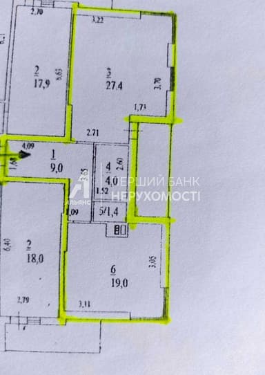 2-комнатная квартира по адресу ул. Новаторов (площадь 63,5 м²) - Atlanta.ua - imageAlt 14