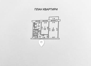 2-комнатная квартира по адресу (площадь 44 м²) - Atlanta.ua - фото 15