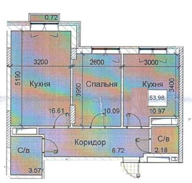 2-комнатная квартира по адресу ул. Сахарова (площадь 54 м²) - Atlanta.ua - imageAlt 24