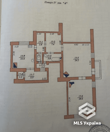 1-кімнатна квартира за адресою вул. ШоломАлейхема (площа 80 м²) - Atlanta.ua - фото 18