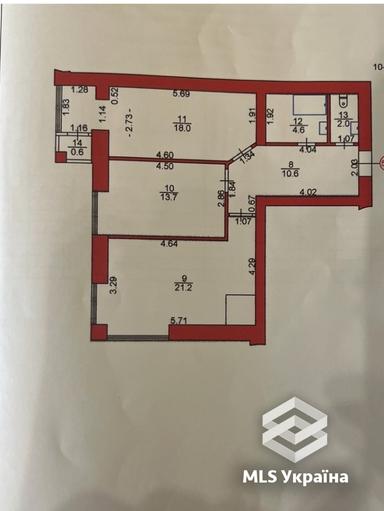 1-комнатная квартира по адресу (площадь 71 м²) - Atlanta.ua - фото 22