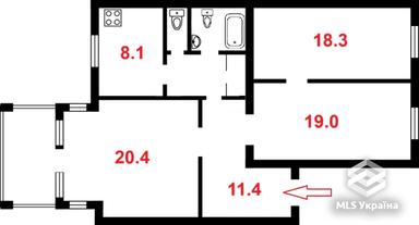 1-room apartment apartment by the address st. Ul Bankovaya (area 89 m²) - Atlanta.ua - photo 37