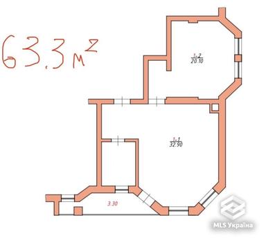 1-кімнатна квартира за адресою Незалежності просп. (площа 63 м²) - Atlanta.ua - фото 29