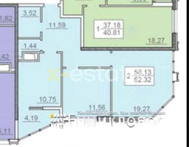 2-комнатная квартира по адресу Итальянский бульвар (площадь 63,5 м²) - Atlanta.ua - фото 6