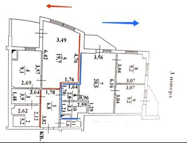 3-rooms apartment apartment by the address st. Lyustdorfskaya dor Chernomorskaya dor (area 96,3 m²) - Atlanta.ua - photo 90