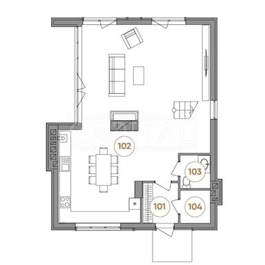 Будинок за адресою вул. Шевченка (площа 155,7 м²) - Atlanta.ua - фото 11