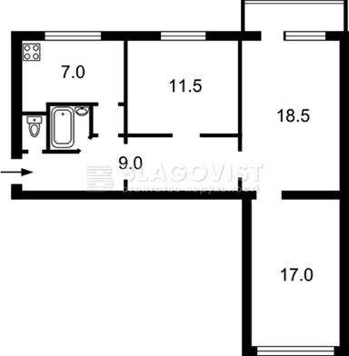 3-rooms apartment apartment by the address (area 67 m²) - Atlanta.ua - photo 20