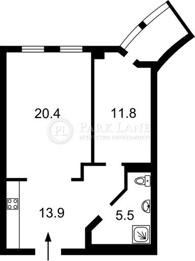 1-комнатная квартира по адресу ул. Чешская (площадь 52 м²) - Atlanta.ua - фото 34