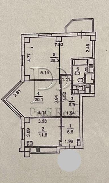 3-кімнатна квартира за адресою вул. Єреванська (площа 80 м²) - Atlanta.ua - фото 36
