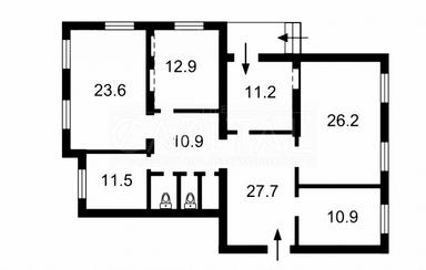 Комерційна нерухомість за адресою Панаса Мирного пров. (площа 135 м²) - Atlanta.ua - фото 16