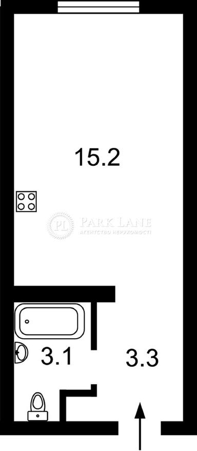 1-кімнатна квартира за адресою (площа 21,6 м²) - Atlanta.ua - фото 22