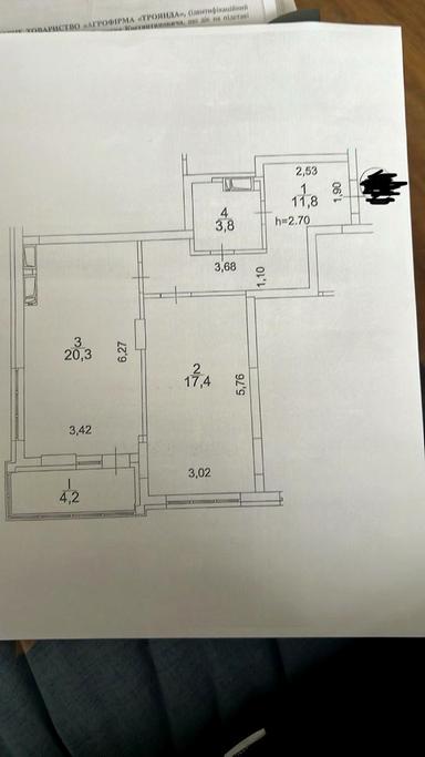 1-комнатная квартира по адресу ул. Вышгородская (площадь 58 м²) - Atlanta.ua - фото 12