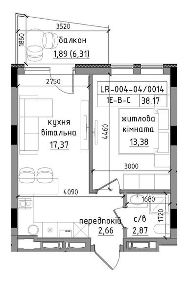 1-room apartment apartment by the address st. Radishcheva Oleksandra (area 42,6 m²) - Atlanta.ua - photo 4